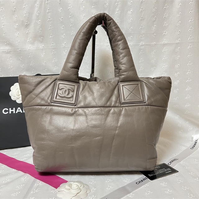 CHANEL - 専用☆CHANEL シャネル オールレザー コココクーン トート
