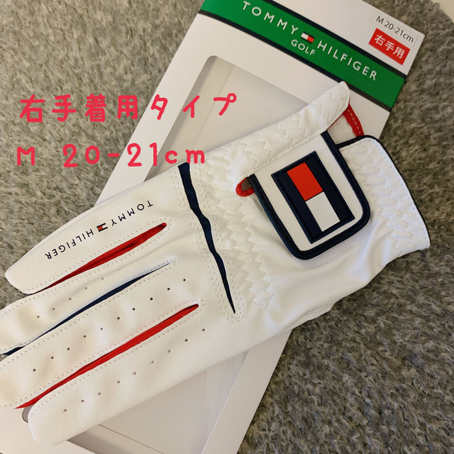 TOMMY HILFIGER(トミーヒルフィガー)のTOMMY HILFIGER GOLF  片手 右手着用 Msize 20-21 スポーツ/アウトドアのゴルフ(ウエア)の商品写真