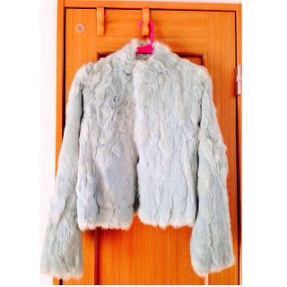 ふわふわファーコート❤︎ミントグリーン(毛皮/ファーコート)