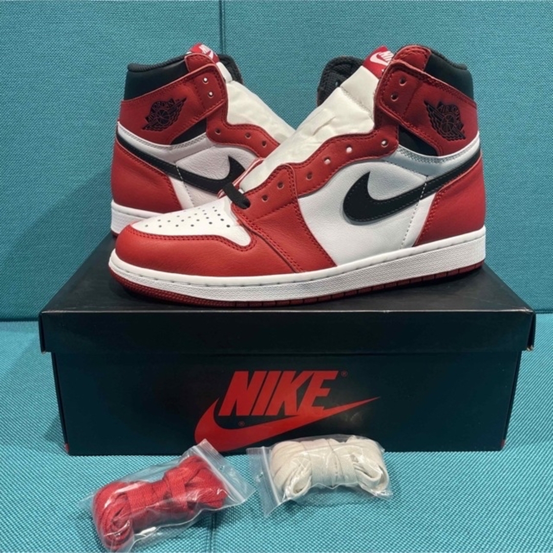 最高品質の NIKE - nike airjordan 1 シカゴ 2015年モデル 27センチ