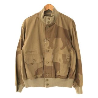 エンジニアードガーメンツ(Engineered Garments)の【新品】  Engineered Garments / エンジニアドガーメンツ | 2022SS | A-1 JACKET ANIMAL PRINT COTTON FLAT TWILL アニマル プリント ツイル ジャケット ブルゾン | S | ベージュ | メンズ(その他)