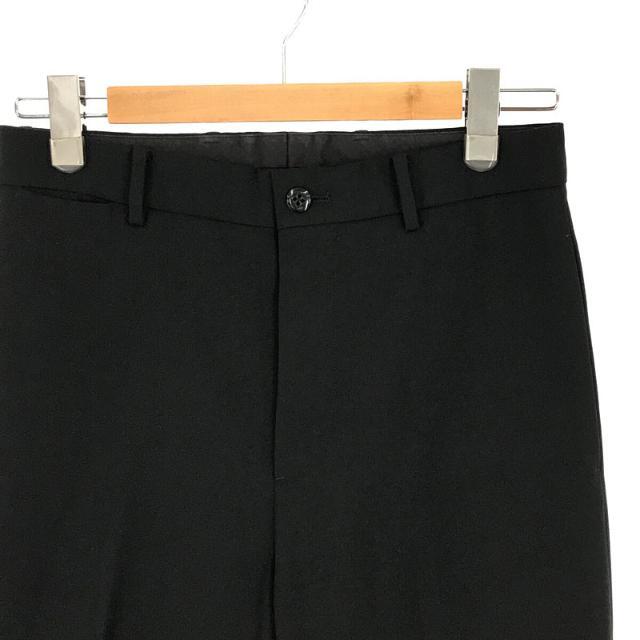 ATON(エイトン)のATON / エイトン | BASIC PANTS BACK SATIN バックサテン ベーシックパンツ | 2 | ブラック | メンズ メンズのパンツ(その他)の商品写真