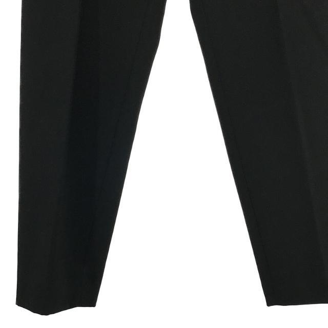 ATON(エイトン)のATON / エイトン | BASIC PANTS BACK SATIN バックサテン ベーシックパンツ | 2 | ブラック | メンズ メンズのパンツ(その他)の商品写真