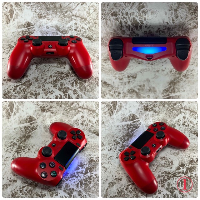 PlayStation4(プレイステーション4)の① ps4 純正品  ワイヤレスコントローラー DUALSHOCK 4 エンタメ/ホビーのゲームソフト/ゲーム機本体(その他)の商品写真