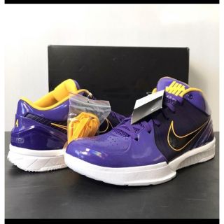 ナイキ(NIKE)の【NIKE】 KOBE 4 PURPLE 28(スニーカー)