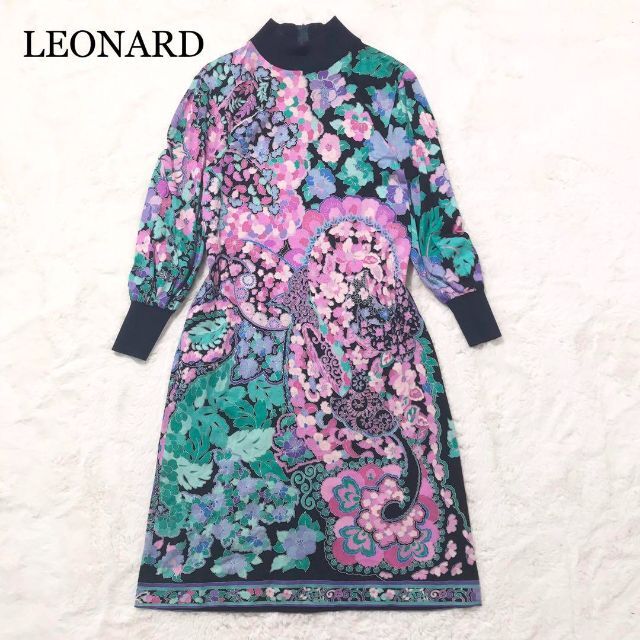 値下げ】 LEONARD - 【希少☆極美品☆総柄】LEONARD レオナール 花柄