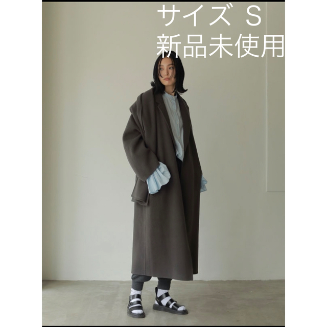 新品 TODAYFUL Stole Wool Coat モカ36