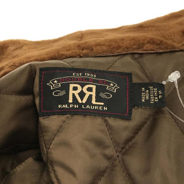 RRL(ダブルアールエル)の【新品】  RRL / ダブルアールエル | 牛革 シェアリングカラーニュースボーイ レザージャケット | S | ブラウン | メンズ メンズのジャケット/アウター(その他)の商品写真