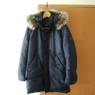 美品!BLACK LABEL CRESTBRIDG ダウンジャケット ネイビー ジャケット ...