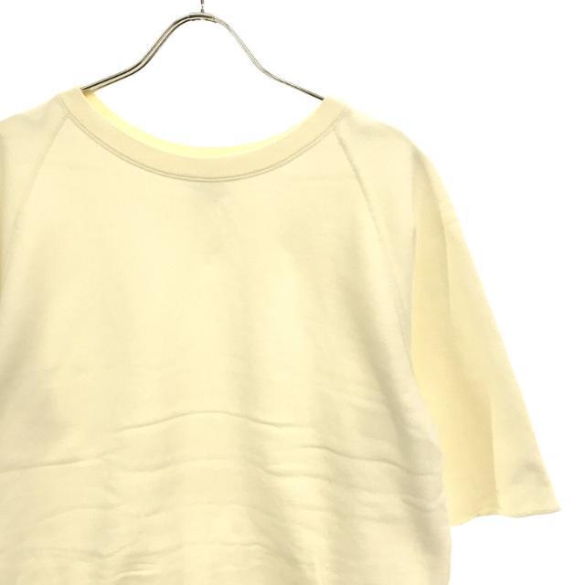 【美品】 LOOPWHEELER / ループウィラー | L'Appartement 取扱い x LOWERCASE Half Sleeve Sweat ハーフスリーブ スウェット 五分袖 white | フリー | ホワイト | レディース