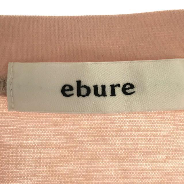 ebure / エブール | 超長綿 スーピマコットン クルーネック Tシャツ | 38 | ライトベージュ | レディース 4