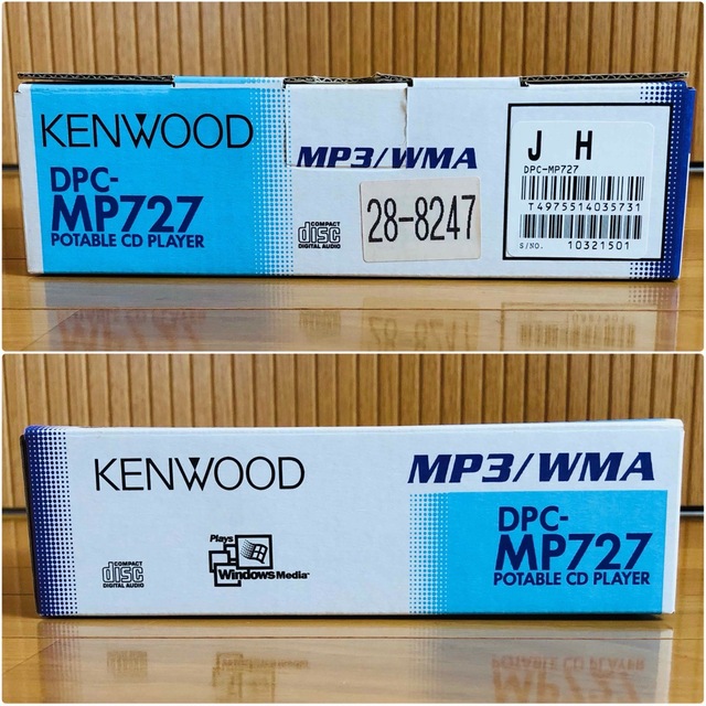KENWOOD DPC-MP727 ポータブルCDプレーヤー MP3/WMA