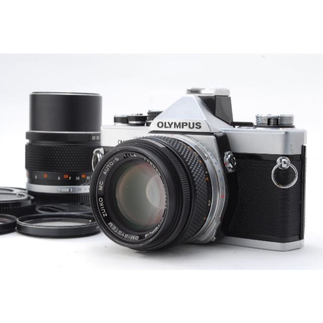 美品！完動品！OLYMPUS OM-2N レンズ2本セット！フィルムカメラ