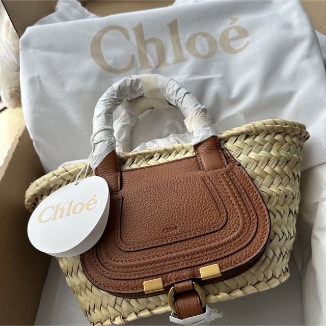 Chloe(クロエ)の新品未使用　Chloe クロエ marcie ミニバスケット カゴバッグ レディースのバッグ(ハンドバッグ)の商品写真