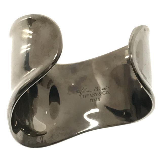 【美品】 Tiffany & Co / ティファニー | ボーンカフ スモール ルテニウム シルバー バングル 右手用 箱付き | シルバー | レディース 【美品】 Tiffany & Co / ティファニー | ボーンカフ スモール ルテニウム シルバー バングル 右手用 箱付き | シルバー | レディース
