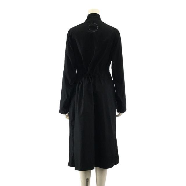 【美品】 COSMIC WONDER / コズミックワンダー | HAORI ROBE 羽織り ローブ オーガ ニック コットン ノーカラー ロング コート | S | ブラック | レディース