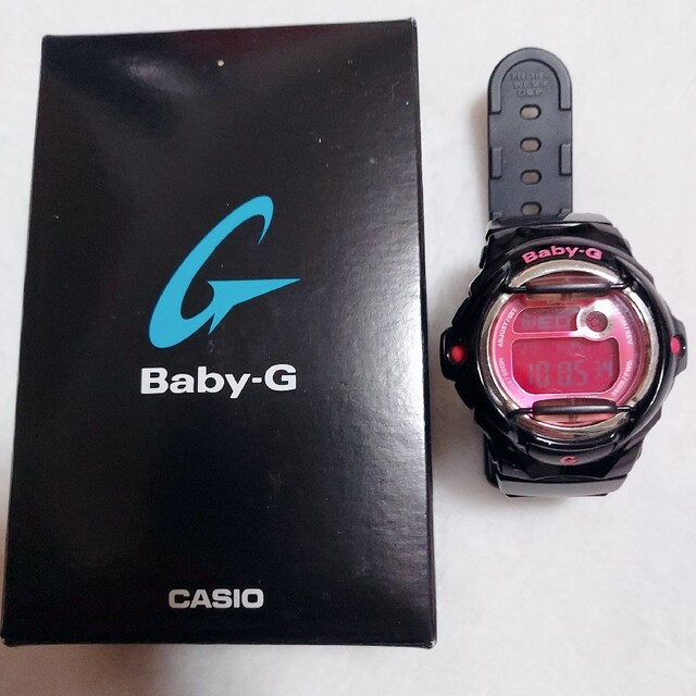 Baby-G(ベビージー)の極美品☆カシオ ベビーG デジタル腕時計  3189-JA Gショック 黒 レディースのファッション小物(腕時計)の商品写真