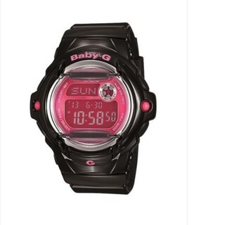 ベビージー(Baby-G)の極美品☆カシオ ベビーG デジタル腕時計  3189-JA Gショック 黒(腕時計)