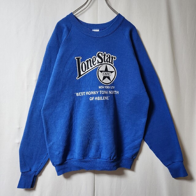 FRUIT OF THE LOOM(フルーツオブザルーム)の90s USA製　LonestarCafe デザイン スウェット　サイズL相当 メンズのトップス(スウェット)の商品写真