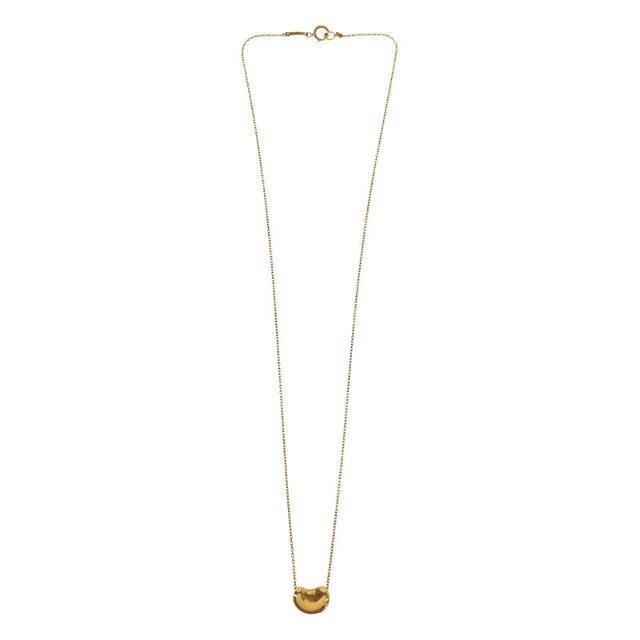 アクセサリー【美品】  Tiffany & Co / ティファニー | エルサ・ペレッティ 18K ビーンズ ネックレス | ゴールド | レディース