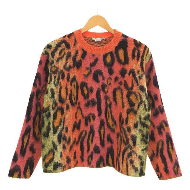 Stella McCartney(ステラマッカートニー)の【新品】  STELLA McCARTNEY / ステラマッカートニー | SWEATER WITH A SPOT MOTIF レオパード ウール モヘア ニット プルオーバー セーター | 36 | オレンジ | レディース レディースのトップス(ニット/セーター)の商品写真