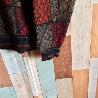 ART VINTAGE - 【アルパカ】古着 希少 vintage 総柄ニット 高配色