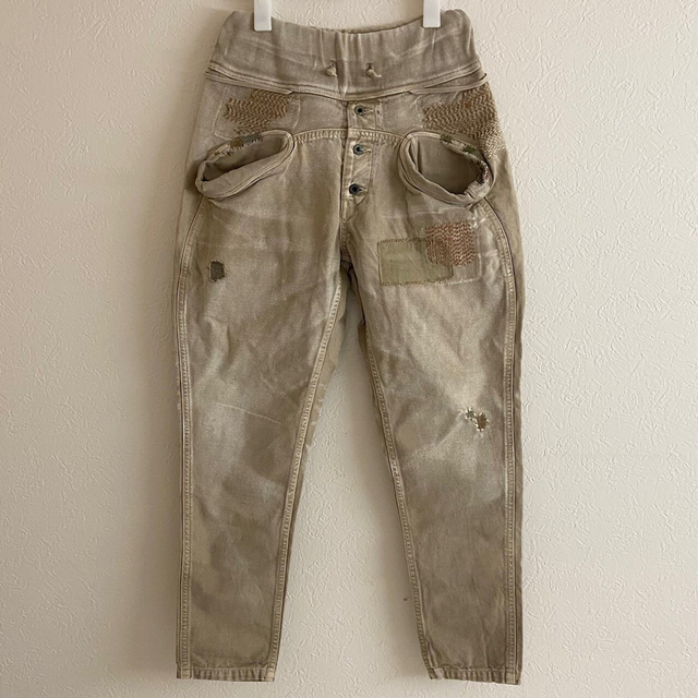大量入荷パンツKAPITAL KOUNTRY 刺し子 パッチワーク サルエル ヌーベル パンツ | フリマアプリ ラクマ