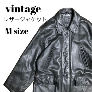 アートヴィンテージ(ART VINTAGE)の高品質 vintage 羊革レザージャケット ラムスキン ブラック 常田大希 M(レザージャケット)