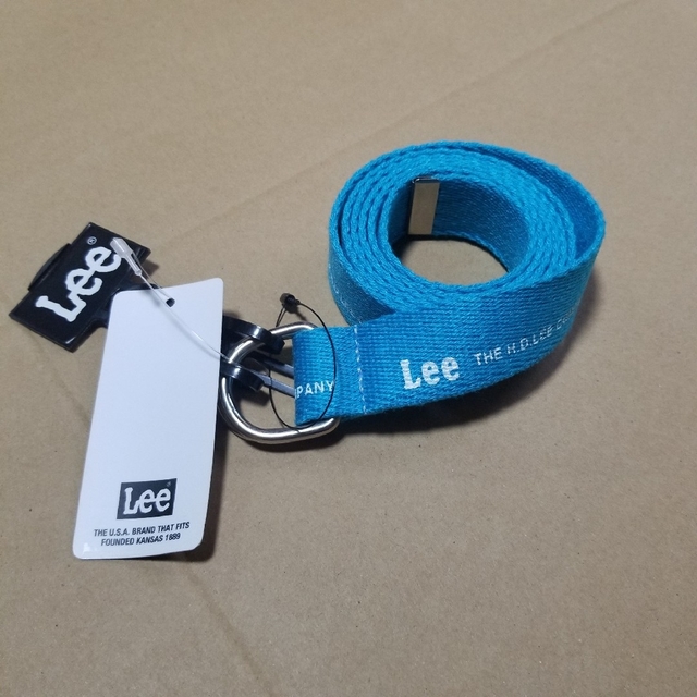 Lee(リー)のLEE  リー　新品　リングベルト　Lee　ベルト　みずいろ メンズのファッション小物(ベルト)の商品写真