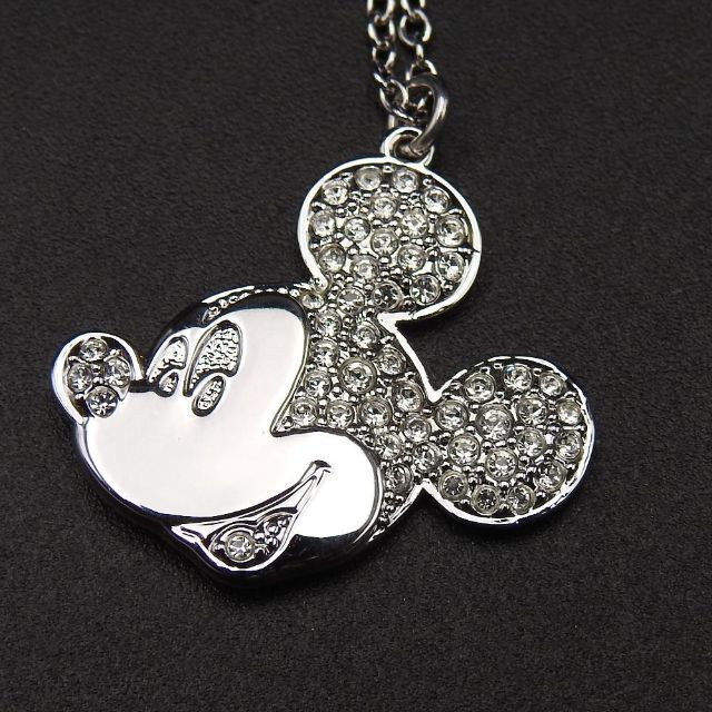 希少【美品】SWAROVSKI Disney Mickey コラボ ネックレス 最大15%OFF