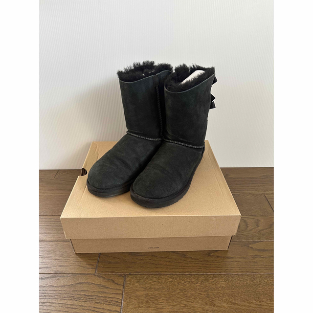 UGG(アグ)のほのさん専用　UGG K BAILEY BOW RUFFLES 21.0cm キッズ/ベビー/マタニティのキッズ靴/シューズ(15cm~)(ブーツ)の商品写真