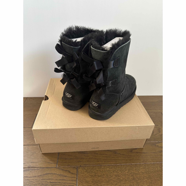 UGG(アグ)のほのさん専用　UGG K BAILEY BOW RUFFLES 21.0cm キッズ/ベビー/マタニティのキッズ靴/シューズ(15cm~)(ブーツ)の商品写真