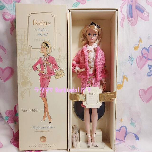 珍しい バービー プリフェラブリーピンク ファッションモデル シルク
