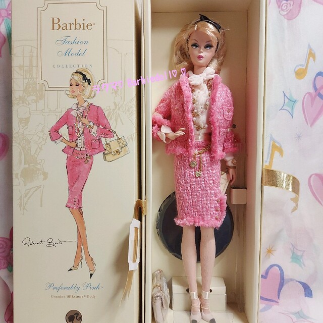 【オープニングセール】 Barbie - バービー　プリフェラブリーピンク　ファッションモデル　シルクストーン　FMC キャラクターグッズ
