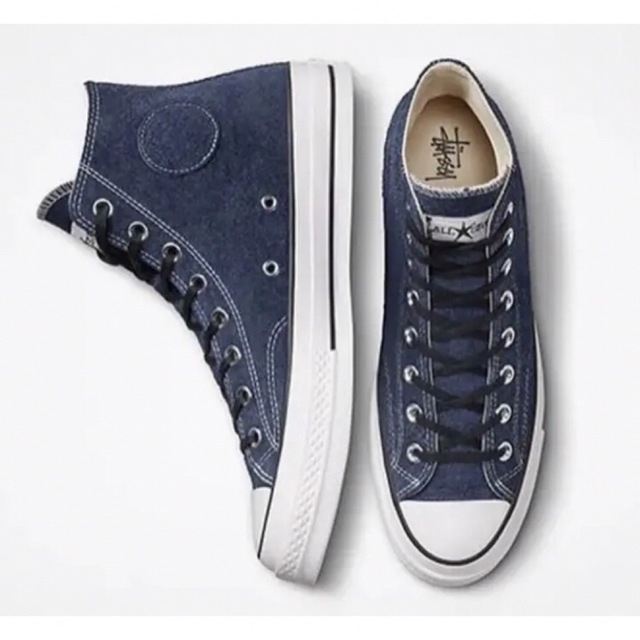 STUSSY(ステューシー)のSTUSSY & CONVERSE CHUCK 70 HI 25.5cm 正規品 メンズの靴/シューズ(スニーカー)の商品写真