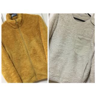 ユニクロ(UNIQLO)の【2点】ファーリーフリース(サイズ:S/XS)(ニット/セーター)