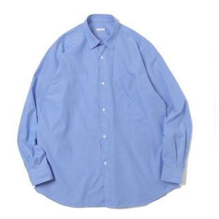 コモリ(COMOLI)の【希少・極美品】22SS COMOLI シャツ　SAX 3(シャツ)