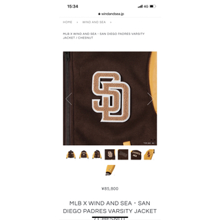 MLB x WIND AND SEA・San Diego Padres