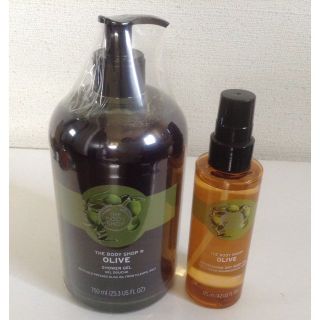 ザボディショップ(THE BODY SHOP)のボディショップ シャワージェル ドライボディオイル  オリーブ　セット(ボディソープ/石鹸)