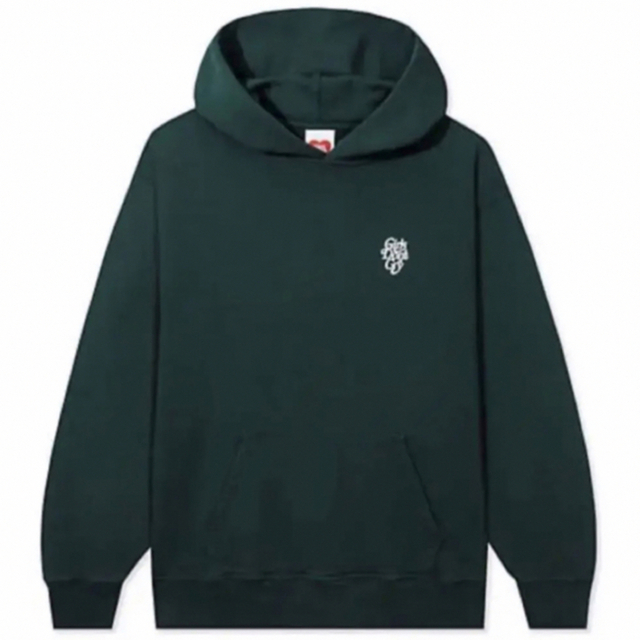 Girls Don't Cry(ガールズドントクライ)のMサイズ Girls Don't Cry Logo Hoodie GREEN メンズのトップス(パーカー)の商品写真