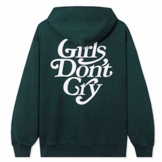 ガールズドントクライ(Girls Don't Cry)のMサイズ Girls Don't Cry Logo Hoodie GREEN(パーカー)