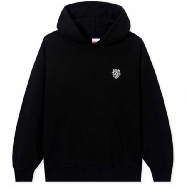 Girls Don't Cry(ガールズドントクライ)のMサイズ Girls Don't Cry Logo Hoodie BLACK メンズのトップス(パーカー)の商品写真