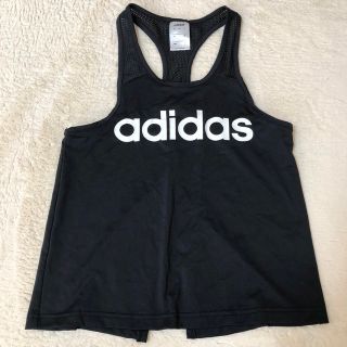 アディダス(adidas)のadidas アディダス　トレーニングウェア　黒　ノースリーブ(ウェア)