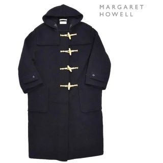 マーガレットハウエル(MARGARET HOWELL)の【英国製】MARGARET HOWELL ダッフルコート 白タグ サイズ2(ダッフルコート)