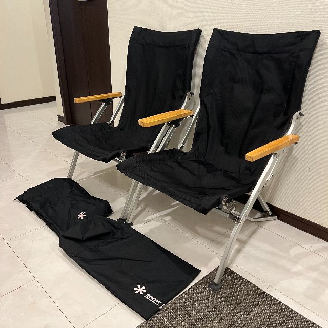 値下げしました【美品】スノーピーク ガーデンローチェア30 ブラック 2