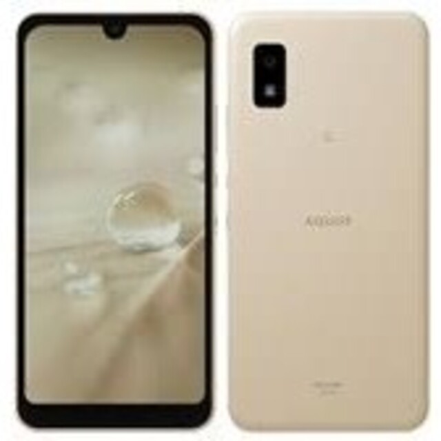 au SHARP AQUOS wish SHG06 アイボリー 品 本体のみ - スマートフォン本体