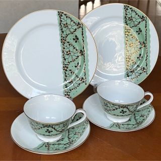 ノリタケ(Noritake)の【希少品】ビンテージノリタケ★更紗★トリオ　ペア(食器)