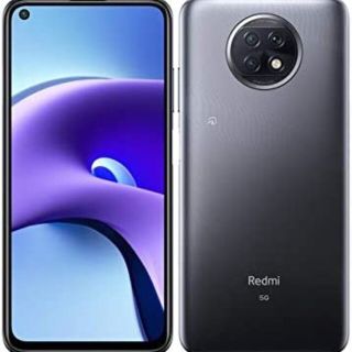 ソフトバンク(Softbank)のRedmi Note 9T A001XM ブラック 中古品 本体のみ(スマートフォン本体)