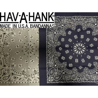 ハバハンク(HAV-A-HANK)のHAV-A-HANK　バンダナ　×2枚　【匿名配送】(バンダナ/スカーフ)