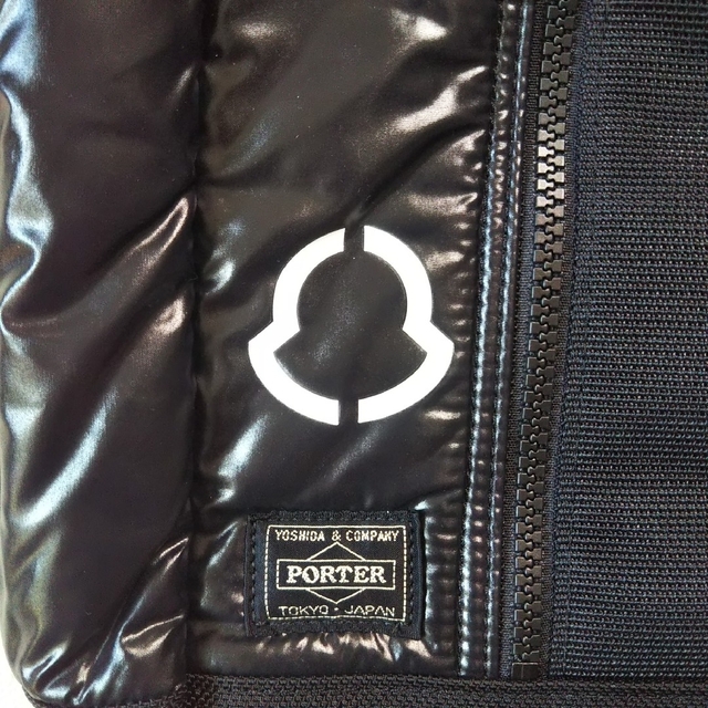 MONCLER(モンクレール)のモンクレール × フラグメント × ポーター コラボ トートバッグ 黒 ブラック レディースのバッグ(トートバッグ)の商品写真